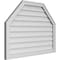 Ekena Millwork Octagonal Top Surface Mount PVC Gable Vent w/ 2"W x 1-1/2"P Brickmould Frame, 38"W x 28"H GVPOT38X2802SN - alternate 5